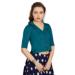 Picture of Sublime Silk Teal Designer Blouse