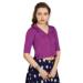 Picture of Comely Silk Medium Orchid Designer Blouse