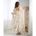 Picture of Silk & Organza Off White Readymade Salwar Kameez