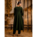 Picture of Pleasing Silk Dark Green Readymade Salwar Kameez