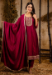 Picture of Splendid Silk Maroon Readymade Salwar Kameez