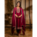 Picture of Splendid Silk Maroon Readymade Salwar Kameez