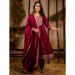 Picture of Splendid Silk Maroon Readymade Salwar Kameez