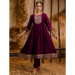 Picture of Ravishing Silk Purple Readymade Salwar Kameez