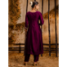 Picture of Ravishing Silk Purple Readymade Salwar Kameez