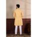 Picture of Wonderful Cotton Pale Golden Rod Kurtas