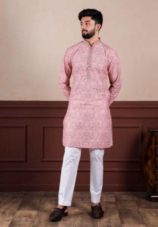 Picture of Shapely Cotton Rosy Brown Kurtas