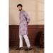 Picture of Pretty Cotton Plum Kurtas