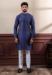 Picture of Fascinating Cotton Midnight Blue Kurtas