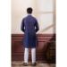 Picture of Fascinating Cotton Midnight Blue Kurtas