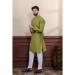 Picture of Delightful Cotton Dark Olive Green Kurtas