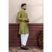 Picture of Delightful Cotton Dark Olive Green Kurtas