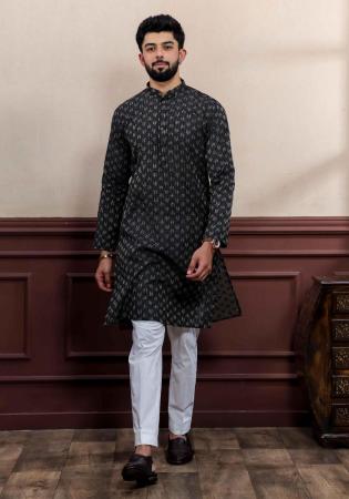 Picture of Superb Cotton Dark Slate Grey Kurtas