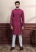 Picture of Delightful Cotton Hot Pink Kurtas