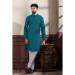 Picture of Radiant Cotton Teal Kurtas