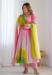 Picture of Appealing Georgette Silver Readymade Salwar Kameez