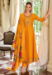 Picture of Well Formed Silk Dark Golden Rod Readymade Salwar Kameez
