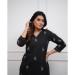Picture of Classy Chiffon Black Kurtis & Tunic