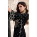 Picture of Enticing Chiffon Black Straight Cut Salwar Kameez