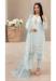 Picture of Georgette Off White Straight Cut Salwar Kameez
