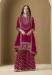 Picture of Charming Silk Deep Pink Straight Cut Salwar Kameez