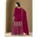 Picture of Charming Silk Deep Pink Straight Cut Salwar Kameez