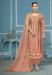 Picture of Organza Indian Red Straight Cut Salwar Kameez