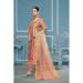 Picture of Organza Indian Red Straight Cut Salwar Kameez
