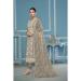 Picture of Pretty Organza Grey Straight Cut Salwar Kameez