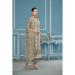Picture of Pretty Organza Grey Straight Cut Salwar Kameez