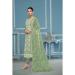 Picture of Organza Dark Sea Green Straight Cut Salwar Kameez