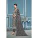 Picture of Sublime Organza Dim Gray Straight Cut Salwar Kameez