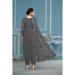 Picture of Sublime Organza Dim Gray Straight Cut Salwar Kameez