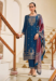 Picture of Magnificent Silk Midnight Blue Readymade Salwar Kameez
