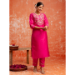 Picture of Bewitching Silk Deep Pink Readymade Salwar Kameez