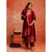 Picture of Marvelous Silk Maroon Readymade Salwar Kameez