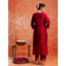 Picture of Charming Silk Maroon Readymade Salwar Kameez