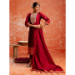 Picture of Charming Silk Maroon Readymade Salwar Kameez