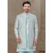 Picture of Alluring Silk Medium Spring Green Kurtas