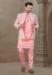 Picture of Delightful Silk Dark Salmon Kurtas