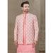 Picture of Delightful Silk Dark Salmon Kurtas