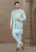 Picture of Beautiful Silk Light Steel Blue Kurtas