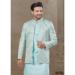 Picture of Beautiful Silk Light Steel Blue Kurtas