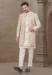 Picture of Magnificent Silk Off White Kurtas