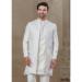 Picture of Fine Silk Off White Kurtas