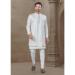 Picture of Graceful Silk White Kurtas