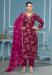Picture of Sublime Cotton Purple Straight Cut Salwar Kameez