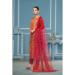 Picture of Cotton Dark Salmon Straight Cut Salwar Kameez
