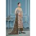 Picture of Fascinating Organza Grey Straight Cut Salwar Kameez