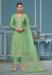 Picture of Organza Dark Sea Green Straight Cut Salwar Kameez